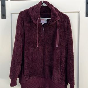 Cozy maroon Fleece